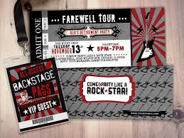 One of the best parts of a retirement party is the food. Retirement Party Invite Ticket Invitation Rockstar Save The Date Farewell Party Goodbye Party Vip Pass