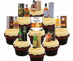Choose your cake flavor, frosting, filling, and decorations. Happy Birthday Whisky 36 Edible Cup Cake Toppers Fairy Bun Decorations Men Male Ebay