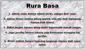 We did not find results for: Rura Basa Bahasa Jawa Beserta Contohnya Seni Budayaku