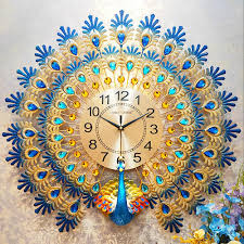 Buy the best and latest large wall clocks on banggood.com offer the quality large wall clocks on sale with worldwide free shipping. Buy 3 Sizes Of Luxury Gold Peacock Diamond Wall Clocks Metal Clock Large Wall Clock Wall Art Home Decoration At Affordable Prices Free Shipping Real Reviews With Photos Joom