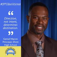 New Ehret High Principal Gerod Macon wants to help his students find their  path in life. #JPPSSBackToSchool