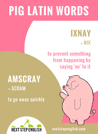 Use the join operator with the corresponding keywords to perform left, right, or full outer joins. Pig Latin For Esl Students What Is Pig Latin Pig Latin Rules