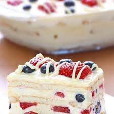 No Bake Summer Berry Icebox Cake Cakescottage Recipe Recipe Easy Summer Desserts Icebox Cake Recipes Easy Summer Dessert Recipes