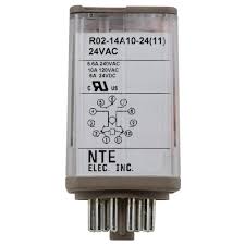 Nte's extensive line of ul & csa listed relays and accessories feature over 750 different nte relays that you can now cross reference to more than 85. Amazon Com Nte Electronics R02 14a10 24 R02 Series General Purpose Multicontact Ac Relay 3pdt Contact Arrangement 10 Amp 8 Pin Octal Plug 24 Vac Industrial Scientific