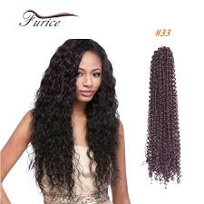 Low Temperature Curly Crochet Hair18in Freetress Braid Pre