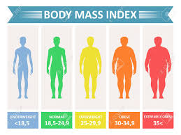 Index Mass Body Rating Chart Of Body Fat Based On Height And