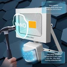 10w 20w 30w 50w Led Flood Light With Motion Sensor Smart Home Gadgets Security Smart Floodlight Motionsensor Led Flood Flood Lights Smart Home Automation