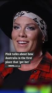 Pink does a aussie accent