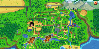 Stardew Valley - Winter Fishing Lake/Town/Forest - Youtube