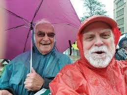 My Friends in the rain at Democracy Rally Wichita Saturday October 25th