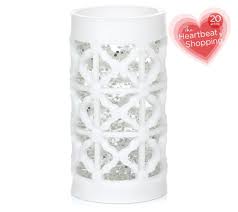 Elambia Flammenlose Kerze Glitzerwasser Ornamentik Timer Hohe Ca 20cm Qvc De Flammenlose Kerzen Kerzen Ornamentik