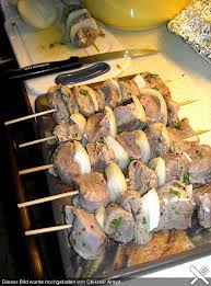 Chefkoch De Rezept Souvlaki Spiesse Gegrillt Spiesse Grillen Rezepte Essen