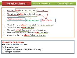 Esl video lesson with an interactive quiz: Relative Pronouns Clauses Well Designed Ppt Lesson Presentation Which Will Satisfy Most Of Your Students Moroccoenglish
