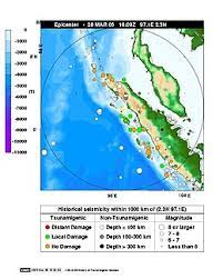 Hasil monitoring bmkg terhadap aktivitas gempa susulan yang terjadi di baratdaya pulau nias. Gempa Bumi Sumatra 2005 Wikipedia Bahasa Indonesia Ensiklopedia Bebas