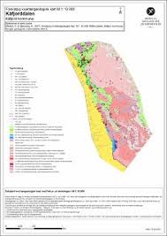 Map showing the position of kåfjord, troms within troms. Ngu Open Archive Forelopig Kvartaergeologisk Kart Kafjorddalen Kafjord Kommune M 1 10 000