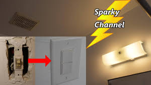 Diagrams for bathroom exhaust fans and timers. Separate Switches For Bath Fan And Light From Single Switch In A 1960 S House Youtube