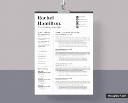 It follows a simple resume format, with name and address bolded at the top, followed by objective, education, experience, and awards and acknowledgements. Professional Resume Template Cover Letter Curriculum Vitae Modern Cv Template Design Creative Resume Simple Resume Teacher Resume Ms Word Resume 1 Page 2 Page 3 Page Resume Instant Download Thedigitalcv Com