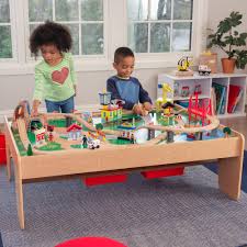 Kidkraft Waterfall Mountain Train Set Table With 120 Accessories Included Walmart Com In 2020 Train Set Table Train Set Train Table