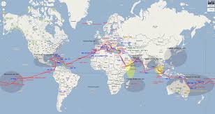 Around The World Map E Suez Canal Gif 2096 1112 Seilbat