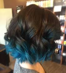 Dyed my oldest daughters hair with this. How To Get Blue Tips On The End Of Black Hair Hairstylecamp
