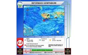 Gempa maluku merupakan gempa tektonik yang berpusat di dalam lempeng laut maluku. Gempa Maluku Magnitudo Update 5 8 Tidak Berpotensi Tsunami Kabar24 Bisnis Com
