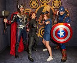 All you'll need are empty boxes with black wrapping paper or black poster board. Marvel Summer Of Super Heroes At Disneyland Paris English Mum