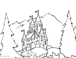 Cinderella castle princess castle coloring pages. Printable Castle Coloring Pages For Kids