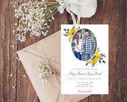 Wedding Invitation Template Photo Invitation Photo Wedding Etsy Photo Wedding Invitations Wedding Invitation Templates Wedding Invitations