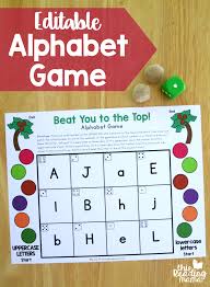 Editable Alphabet Game Uppercase Lowercase This Reading Mama Alphabet Activities Preschool Alphabet Activities Letter Recognition Games