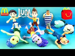 Happy meal and happy meal box design are owned by mcdonald's corporation and its affiliates. Disney Pixar Luca Mcdonald S Happy Meal Toys Complete Set 8 Movie Water Gun Swim Color Change 2021 Youtube