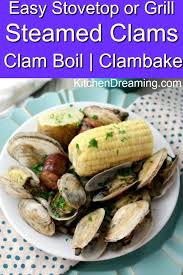 This meal is best served with other summer recipes. New England Clam Boil Clambake