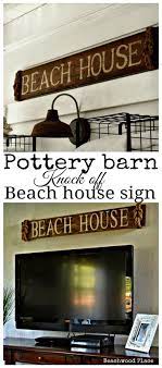 Beachwood Place Pottery Barn Inspired Beach Sign Beach Signs Pottery Barn Inspired Beach House Signs