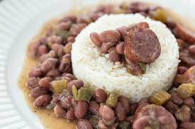 Red beans and rice ingredients. New Orleans Style Red Beans And Rice The Hurried Hostess