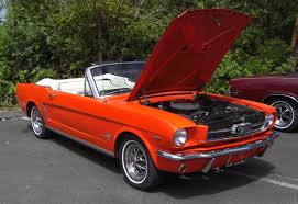Image result for Poppy Red 1964 Mustang