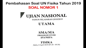 Maybe you would like to learn more about one of these? Soal Dan Pembahasan Ujian Nasional Fisika 2018 Kumpulan Contoh Surat Dan Soal Terlengkap