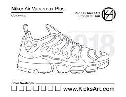 Nike air vapormax coloring pages are a fun way for kids of all ages to develop creativity, focus, motor skills and color recognition. Vapor Max Plus Drawing Air Vapormax Plus Vapor Max Plus Color Swatches