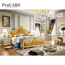 Classical Hand Carved Bed Room Furniture American Solid Wood Royal Furniture Wood Double Bed Desi Luxury Home Furniture Royal Furniture Luxury Modern Furniture