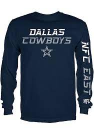 Dallas Cowboys Navy Blue Dash Long Sleeve T Shirt Image 1 Dallas Cowboys Cowboys Dallas Cowboys Hoodie
