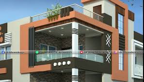 D k 3d home design. Parapet Wall Design 15 Latest Parapet Wall Front Elevation Designs