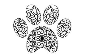 Download Cat Paw Print Mandala Svg Cut File By Creative Fabrica Crafts Creative Fabrica Yellowimages Mockups