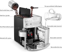 A wide variety of delonghi coffee machines options are available to you Delonghi Esam3300 Magnifica Super Automatic Espresso Coffee Machine Amazon De Home Kitchen