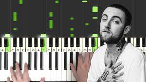 He doesn't care about singing. Mac Miller Good News Piano Tutorial Lesson Youtube
