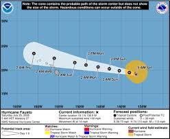 Hurricane Fausto Saturday update: Confidence growing in Category 2 hurricane’s track as it continues to move west