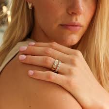 Teddi Paige Fluted Marquise Ring