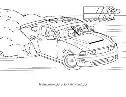 Your car loving boy is absolutely going to adore this coloring page. K N Printable Coloring Pages For Kids