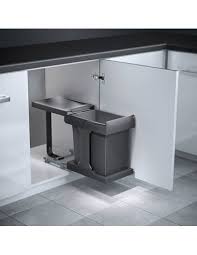 solo kitchen waste bin 300mm unit 20l