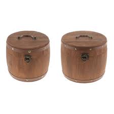 Rugged and utilitarian stainless black canister with airtight inner gasket. Large Capacity Wooden Barrel Tea Canister Airtight Sealed Loose Tea Spice Bean Food Container Storage Canister With Lock Storage Boxes Bins Aliexpress