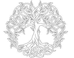 Celts tree of life celtic knot celtic sacred trees world tree, puppy paw, paw, monochrome png. Celtic Tree Of Life Coloring Page Free Printable Coloring Pages For Kids