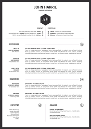 Get creative with more features. Free One Page Resume Templates Free Download