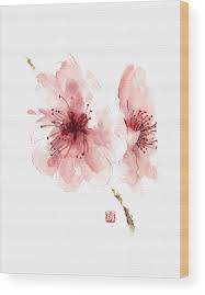 Maybe you would like to learn more about one of these? Cherry Blossom Art Print Watercolor Painting Japanese Flowers Large Poster Wood Print By Joanna Szmerdt